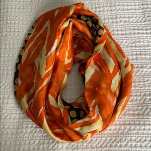 Silk infinity scarf